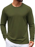 Minimalist Long Sleeve Crew Neck T-Shirt (US Only)