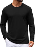Minimalist Long Sleeve Crew Neck T-Shirt (US Only)
