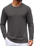Minimalist Long Sleeve Crew Neck T-Shirt (US Only)
