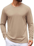 Minimalist Long Sleeve Crew Neck T-Shirt (US Only)