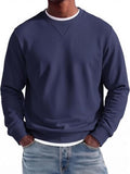 Crewneck Sweatshirt Lightweight Long Sleeve Casual Pullover (US Only)