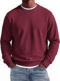 Crewneck Sweatshirt Lightweight Long Sleeve Casual Pullover (US Only)