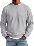 Crewneck Sweatshirt Lightweight Long Sleeve Casual Pullover (US Only)