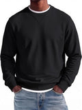 Crewneck Sweatshirt Lightweight Long Sleeve Casual Pullover (US Only)