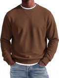 Crewneck Sweatshirt Lightweight Long Sleeve Casual Pullover (US Only)