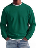 Crewneck Sweatshirt Lightweight Long Sleeve Casual Pullover (US Only)
