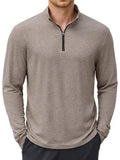 Lightweight Quarter Zip Mock Neck Golf Pullover (US Only)