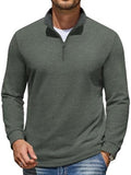 Mock Neck Quarter Zip Knit Pullover (US Only)