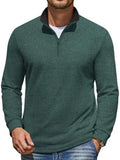 Mock Neck Quarter Zip Knit Pullover (US Only)