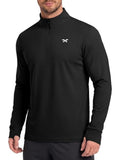 Quarter Zip Long Sleeve Athletic Running Shirt (US Only)