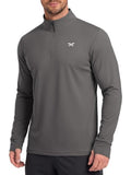 Quarter Zip Long Sleeve Athletic Running Shirt (US Only)