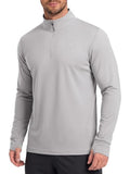Quarter Zip Long Sleeve Athletic Running Shirt (US Only)