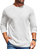 Cloud-Soft Waffle Knit Long Sleeve Tee (US Only)
