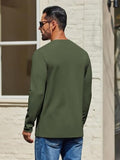 Cloud-Soft Waffle Knit Long Sleeve Tee (US Only)