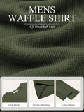 Cloud-Soft Waffle Knit Long Sleeve Tee (US Only)