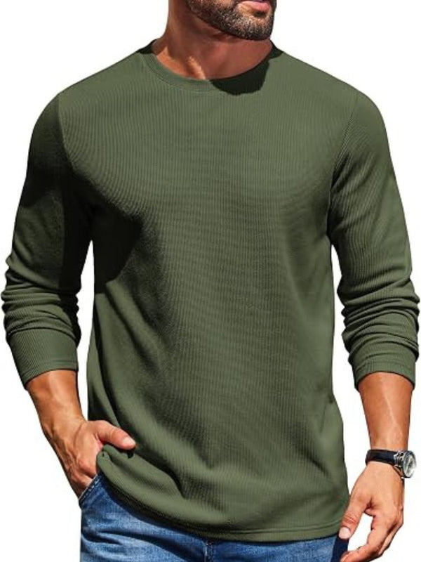 Cloud-Soft Waffle Knit Long Sleeve Tee (US Only)