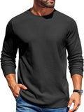 Cloud-Soft Waffle Knit Long Sleeve Tee (US Only)