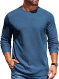 Cloud-Soft Waffle Knit Long Sleeve Tee (US Only)