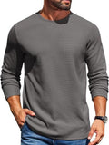 Cloud-Soft Waffle Knit Long Sleeve Tee (US Only)