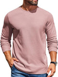Cloud-Soft Waffle Knit Long Sleeve Tee (US Only)