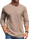 Cloud-Soft Waffle Knit Long Sleeve Tee (US Only)