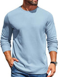 Cloud-Soft Waffle Knit Long Sleeve Tee (US Only)