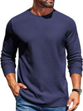 Cloud-Soft Waffle Knit Long Sleeve Tee (US Only)