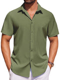 Casual Button Down Shirts (US Only) Shirts coofandy Army Green S 