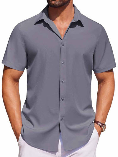 Casual Button Down Shirts (US Only) Shirts coofandy Dark Grey S 