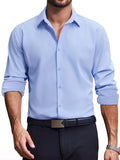 Casual Regular Fit Formal Business Shirts (US Only)