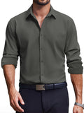 Casual Regular Fit Formal Business Shirts (US Only)