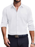 Casual Regular Fit Formal Business Shirts (US Only)