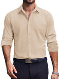 Casual Regular Fit Formal Business Shirts (US Only)