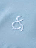 Casual Contrast Embroidery Lyocell-Linen Blend Shirt