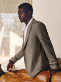 Classic Textured Sheep Wool Blend Blazer
