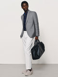 Classic Textured Sheep Wool Blend Blazer