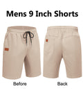 Casual Cotton Blend 9" Chino Shorts (US Only)
