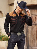 Vintage Embroidered Western Cowboy Shirt (US Only) Shirts coofandy 
