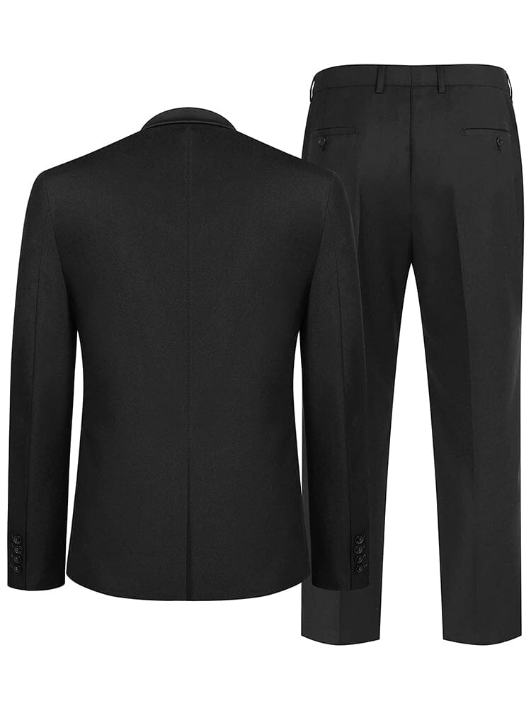 Formal 2-Piece Suit Set (US Only) Blazer coofandy 