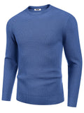 Classic Waffle Knitted Pullover Sweater (US Only) Sweater coofandy 