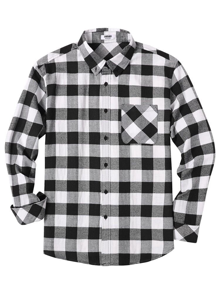 Comfort Plaid Flannel Shirts Shirts coofandy 