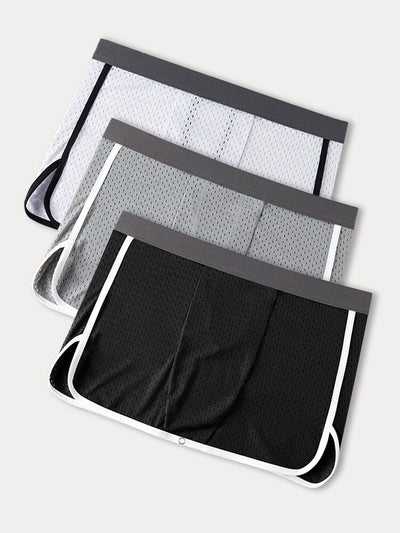 3-Pack Quick-drying Boxer Briefs Underwear Accessories coofandy PAT4 S 