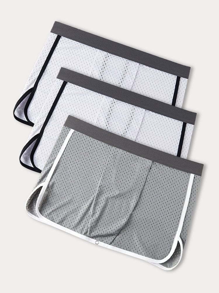 3-Pack Quick-drying Boxer Briefs Underwear Accessories coofandy PAT6 S 