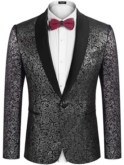 COOFANDY Velvet Blazer for Men Slim Fit One Button Velvet Jacket Luruxy  Tuxedo Dinner Suit Jackets Purple S at  Men's Clothing store