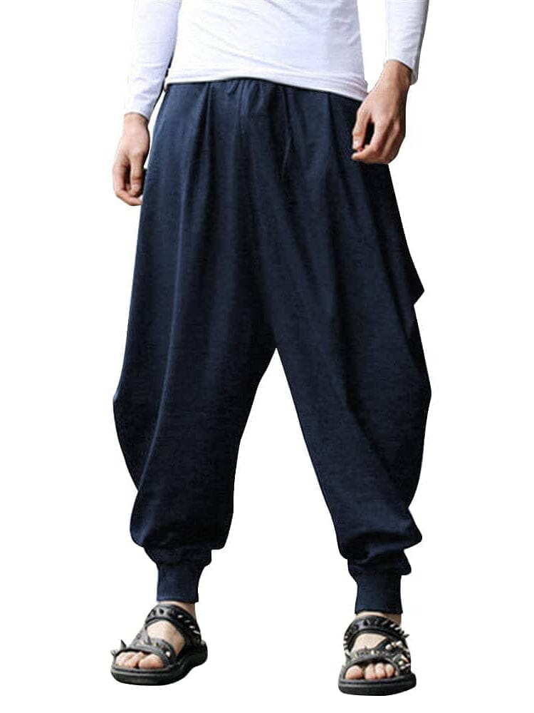Hippie Harem Pants (US Only) Pants coofandy Navy blue S 