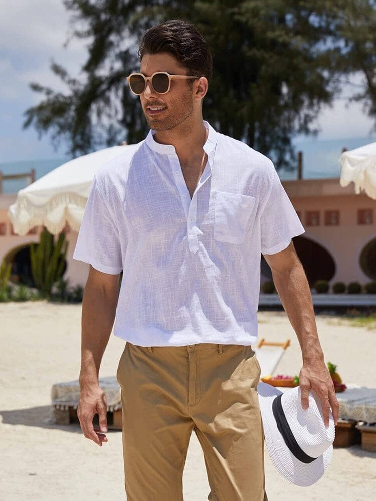 Short Sleeve Casual Beach Shirts (US Only) Shirts coofandy 