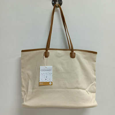 COOFANDY Spacious Handbag Bag coofandy Beige 