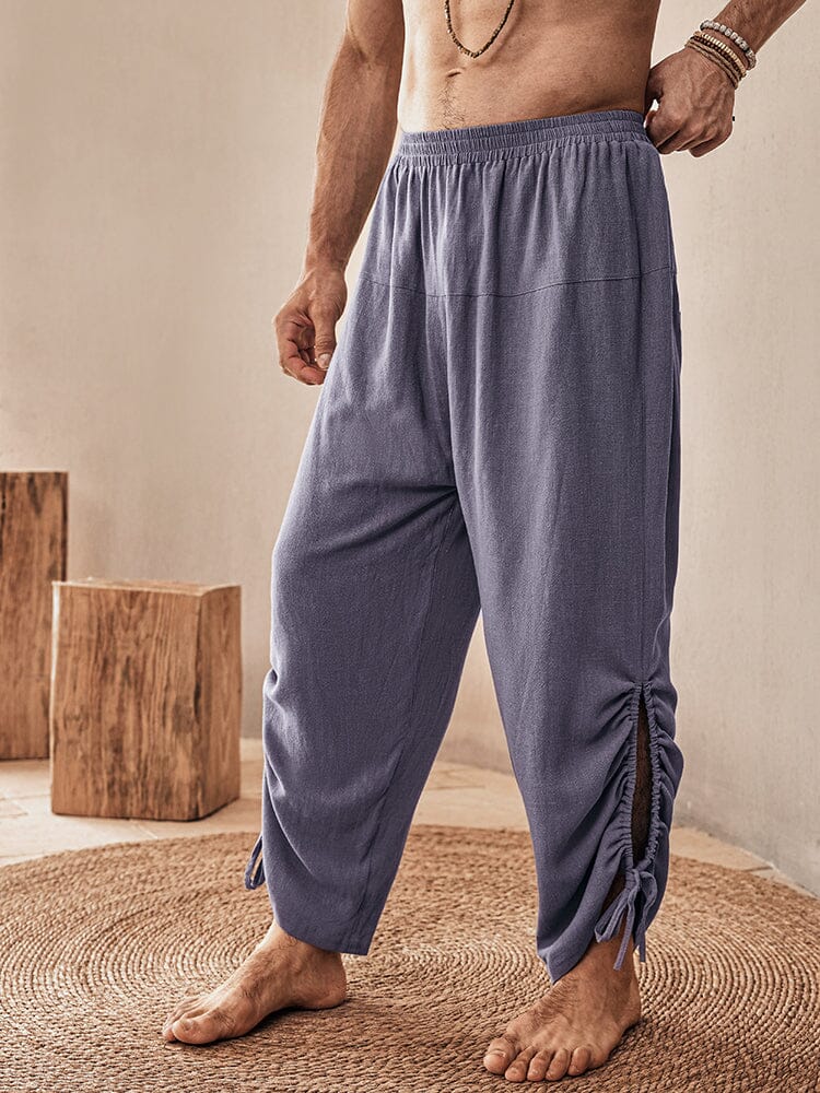 Breathable Linen Blend Pants | Lightweight & Soft | Yoga & Daily Wear ...