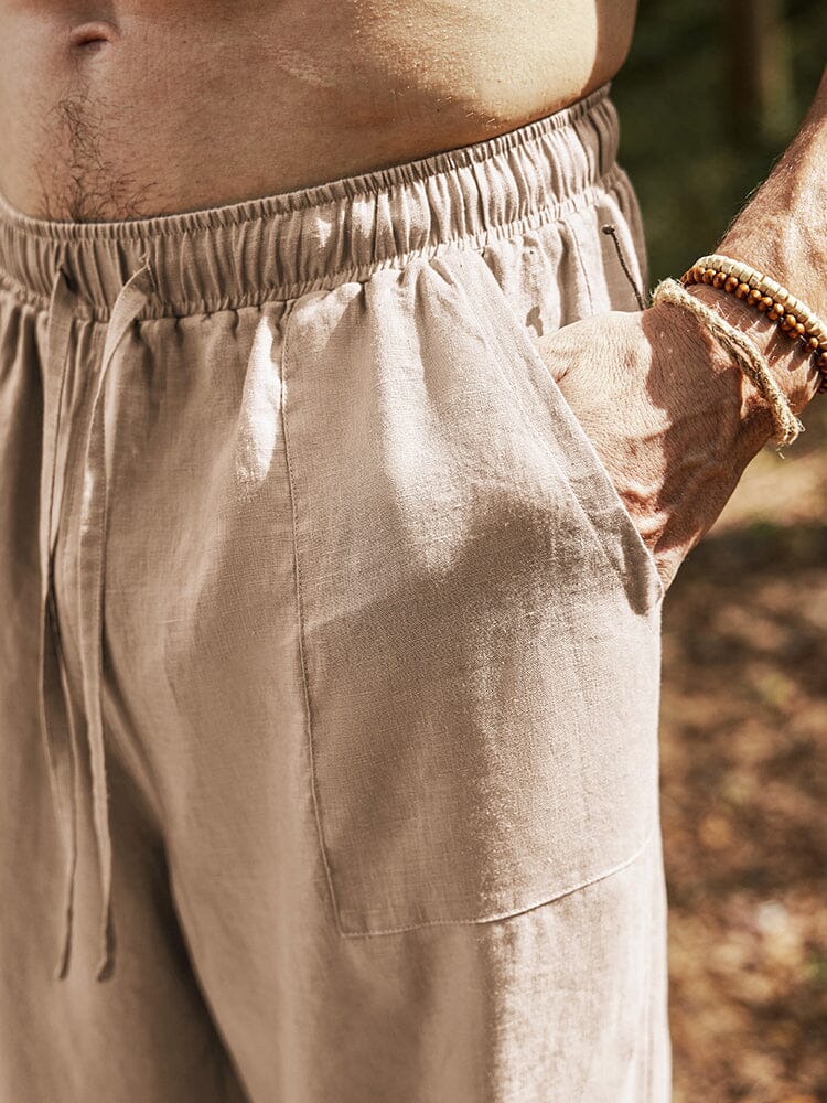 Sustainable Linen Pants - Breathable & Versatile – COOFANDY