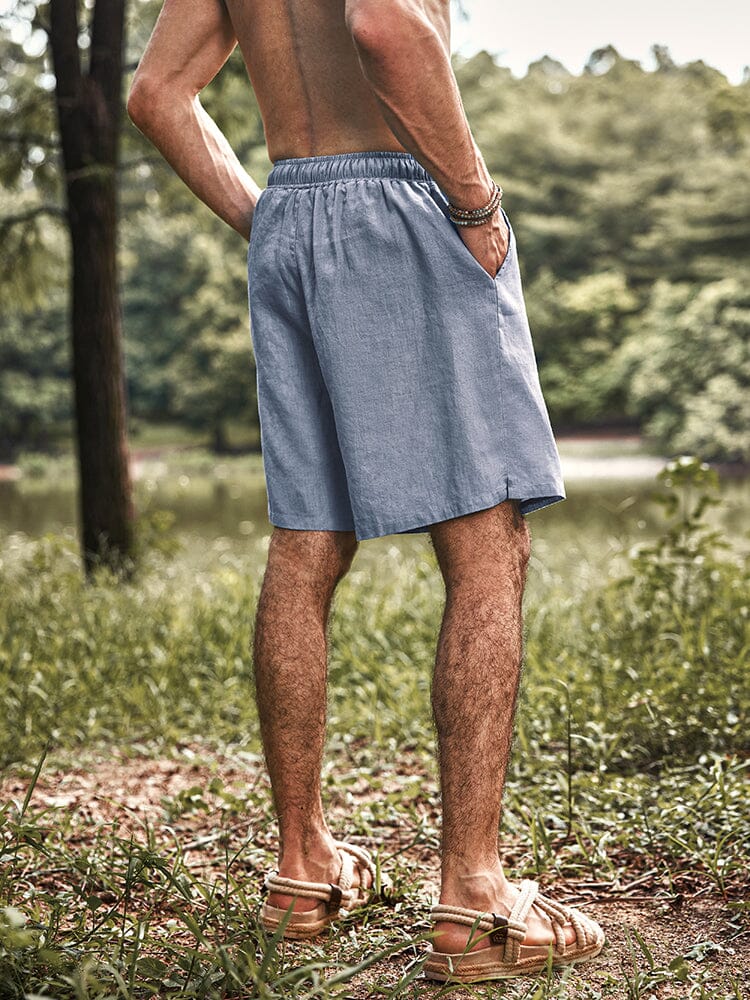 Eco-friendly 100% Linen Shorts Shorts coofandy 